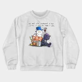 Vital cocktail ingredient Crewneck Sweatshirt